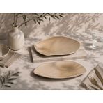 Choice 2'li Sahara Tone Dikdörtgen Tabak 36 cm Yemek/kahvaltı/et/balık/salata/meze Çok Amaçlı Oval Tabak - Çok Renkli