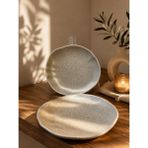 Choice 2'li Sahara Tone Oval Tabak 15 cm Tatlı/meze/atıştırmalık/küçük Servis/gourmet Sunum/ Ikram Tabağı - Çok Renkli