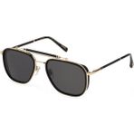 Chopard CPSCHF25700P57 Erkek Güneş Gözlüğü Gold Metal Çerçeveli Polarize UV400 - Füme