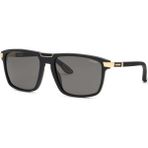 Chopard SCH359 703P Siyah Füme Polarize Dikdörtgen Erkek Güneş Gözlüğü 60-18