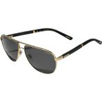 Chopard SCHB78-300Z Carbon Fıber Polarize Güneş Gözlüğü - Siyah - Altın - Gri