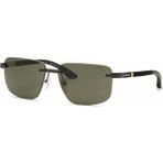 Chopard SCHL22V-61-16-0360-140 Rubber Leather Güneş Gözlüğü - Gun Metal