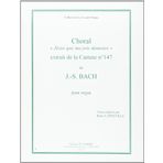 Choral: Jésus que ma joie-Org