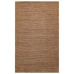 CHOTI CHOTI BROWN-4 El Dokuma Naturel Jüt Hasır Halı, Kahverengi, 80 x 300