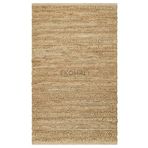 Choti Koleksiyonu Jüt ile üretilen el dokuma sisal kilim Natural, 140 x 200