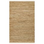 Choti Koleksiyonu Jüt ile üretilen el dokuma sisal kilim Natural, 80 x 300
