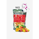 Chow Raw Food 1 kg Tavuklu Meyveli Tam Pişmiş Barf Kedi Maması Hipoalerjenik Mama
