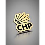 Chp Yaka Rozeti Dekope Kesim Altın