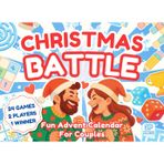 Christmas Battle - Fun Advent Calendar for Couples: 24 pen and paper games, puzzles and challenges for adults