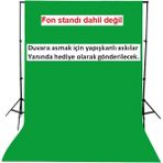Chromakey- Green Screen Greenbox Yeşil Fon Perde(2 X2)