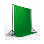 Chromakey Greenbox Yeşil Fon Perde (3X3M)+Fon Standı