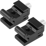 Chromlives 1/10,2 cm Hot Shoe Adapter Mount mini Ball Kopf ayakkabı Adapter 360 derece döndürülebilir kamerası video kamera, flash ışık, LED ışık, video izleme, mikrofon ve daha fazlası için Siyah Cold Shoe Adapter 1112