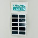 Chronic Cards Siyah Tek Dokunuşlu ve Üstten Yükleyici Çıkartmalar (Paket başına 50) - Hobi Dükkanları, Kart Kırıcılar ve Koleksiyon Meraklıları için Mükemmel
