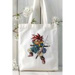 Chrono Trigger Oyun Baskılı Bez Çanta Omuz Çantası Model 4