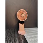 Chronus Mini El Fanı Taşınabilir Kişisel Fan Asılı Boyun Fanı 90° Ayarlanabilir USB Şarj Edilebilir 5000MAH Küçük Masa Fanı 5 (Yurt Dışından) - Pembe