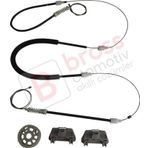 Chrysler 300 2005-2010 Dodge Charger Lx 2006-2010 Magnum 2005-2008 İçin Ön Sağ Cam Kriko Tamir Seti
