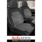 Chrysler Concorde Uyumlu Mocha Serisi 5 Koltuk Tam Set Oto Koltuk Kılıfı Füme - Füme - Siyah