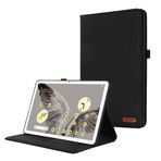 CHSTLS Kılıf için Google Pixel Tablet 11.0 İnç 2023, Kalem Tutuculu Darbeye Dayanıklı Yumuşak TPU Arka Kapak Koruyucu kılıf, Çok Açılı Standlı - Siyah