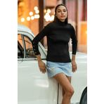Chuba 24W107 Siyah Kadın Kazak