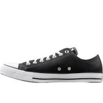 Chuck Taylor All Star Leather Erkek Günlük Spor Ayakkabı-Siyah-42.5
