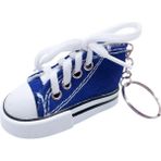 Chucks Tarzı Mini Spor Ayakkabı Anahtarlık ve Çanta Süsü Retro Sneaker - Lacivert