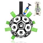 CHUKCHI Köpek Oyuncakları Askılı Futbol Topu, Tug of War için İnteraktif Köpek Oyuncakları, Köpek Doğum Günü Hediyeleri, Köpek Su Oyuncağı, Köpek Römorkör Oyuncak, Küçük Orta ve Büyük Köpekler için
