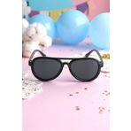 Chunky Frame Damla Erkek Mat 0-10 Yaş Uv400 Sertifikalı Siyah Çocuk Güneş Gözlüğü