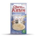 Churu kedi atıştırmalıkları, yavru kediler için, 12 aydan küçük genç kediler için sağlıklı atıştırmalıklar, ton balığı (4 adet x 14 g)