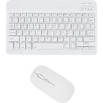 Chuwi Hi 10 Max 13" Uyumlu Bluetooth Şarj Edilebilir Klavye Mouse Seti - Beyaz