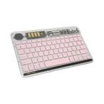 Chuwi Hi 10 Max 13" Uyumlu Bluetooth Şarjlı Rgp 7 Renk Işıklı Klavye - Pembe