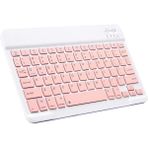 Chuwi Hi 10 Max 13" Uyumlu Kablosuz Bluetooth Şarj Edilebilir Klavye - Pembe