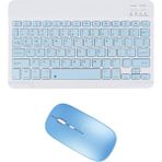 Chuwi Hi 10 Max 13" Uyumlu Kablosuz Bluetooth Şarjlı Klavye Mouse Seti - Mavi