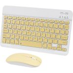 Chuwi Hi 10 Max 13" Uyumlu Kablosuz Bluetooth Şarjlı Klavye Mouse Seti - Sarı