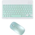 Chuwi Hi 10 Max 13" Uyumlu Kablosuz Bluetooth Şarjlı Klavye Mouse Seti - Yeşil