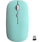 Chuwi Hi10 X Tablet 10.1" Uyumlu Kablosuz Bluetooth Pilli Optik Mouse - Yeşil