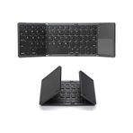 Chuwi Hi10 X Tablet 10.1" Uyumlu Kablosuz Bluetooth TouchPad'li Şarj Edilebilir Katlanabilir Klavye