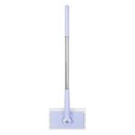ciAmore Mini süpürme paspası, küçük kelepçe klipsli toz paspası, 5 kuru temizleme pedli, kuru ve ıslak kolay kullanım, mutfak, banyo, ev duvar aynaları için, dokunmasız kirli pedler, 1 saniye kurulum