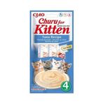 Ciao 14 gr 4 Adet Churu Yavru Kediler için Tuna Balıklı Krema Ödül Maması