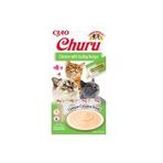 Ciao 14 gr 4'lü Churu Cream Tavuklu ve Deniz Taraklı Sıvı Ödül Maması