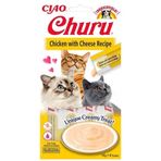 Ciao 4x14 gr Churu Cream Tavuklu ve Peynirli Krema Kedi Ödül Maması