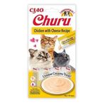 Ciao 4x14 gr Churu Cream Tavuklu ve Peynirli Sıvı Kedi Ödül Maması