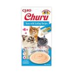 Ciao 4x14 gr Churu Cream Ton Balıklı ve Deniz Taraklı Sıvı Kedi Ödül Maması