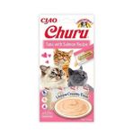 Ciao 4x14 gr Churu Cream Ton Balıklı ve Somonlu Sıvı Kedi Ödül Maması