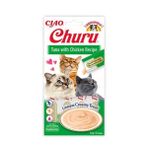 Ciao 4x14 gr Churu Cream Ton Balıklı ve Tavuklu Sıvı Kedi Ödül Maması