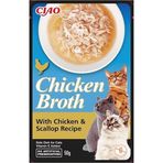 Ciao 50 gr Broth Tavuk Sulu ve Deniz Taraklı Kedi Çorbası