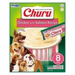 Ciao 8x20 gr Churu Cream Somonlu ve Tavuklu Sıvı Köpek Ödül Maması