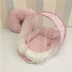 Cibinlikli Babynest Seti - 100% Pamuklu - Standart - Pembe