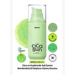Cica ve Hyalüronik Asit İçeren Nemlendirici SPF50+ Güneş Korumalı Yatıştırıcı EDIT.B Sun Serum 55 ML