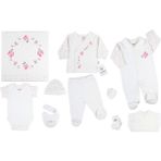 Ciccim Baby 10'lu Kanaviçe Hastane ÇıkışI 4555 - 0 - 3 Ay - 001-Beyaz