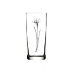 Çiçek Baskılı Rakı Bardağı - Çiçekli Rakı Bardağı